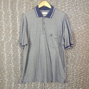 Original Penguin by Munsingwear‎ Blue Golf Work Short Sleeve Polo Shirt